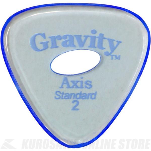 GRAVITY GUITAR PICKS GAXS2PE (2.0 mm with Elipse Grip Hole, Blue) (�s�b�N)(�l�R�|�X)�yONLINE STORE�z