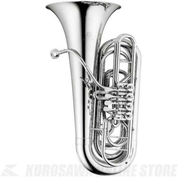 Jupiter Tuba JTU1140S (イエローブラスベル/銀メッキ仕上げ)(チューバ  