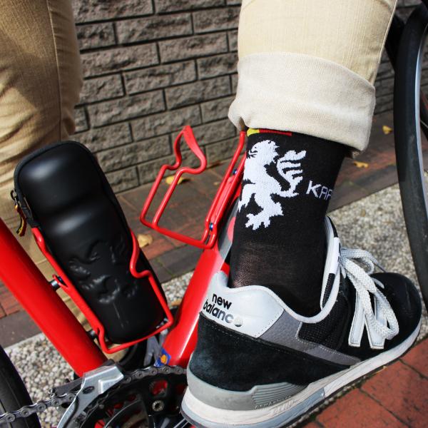 カペルミュール  サイクルレーシングソックス　カペルミュールロゴ　ブラック｜waveone｜04