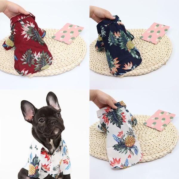 Atelier GG アロハプリントシャツ　犬服　山吹 Atelier GG アロハプリントシャツ 犬服 山吹 楽天市場】犬