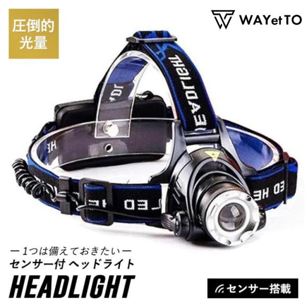 お買得 正規品 巨大COB LED ヘッドライト CREE以上 防水 爆光 広範囲照射