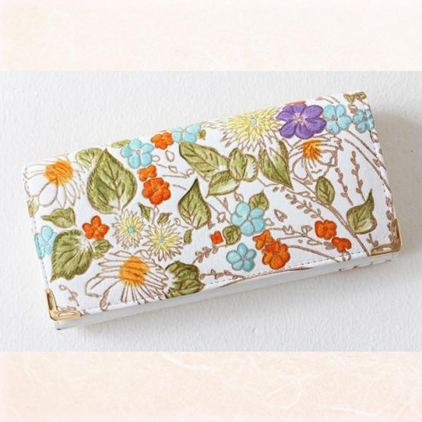 財布 長財布 レディース レザー ウォレット 本革 牛革 ロングウォレット コンパクト おしゃれ かわいい 盛り花 オレンジ 姫革細工 Buyee Buyee Japanese Proxy Service Buy From Japan Bot Online