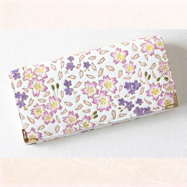 財布 長財布 レディース レザー ウォレット 本革 牛革 ロングウォレット コンパクト 和柄 おしゃれ かわいい 桜 姫革細工 Buyee Buyee Japanese Proxy Service Buy From Japan Bot Online