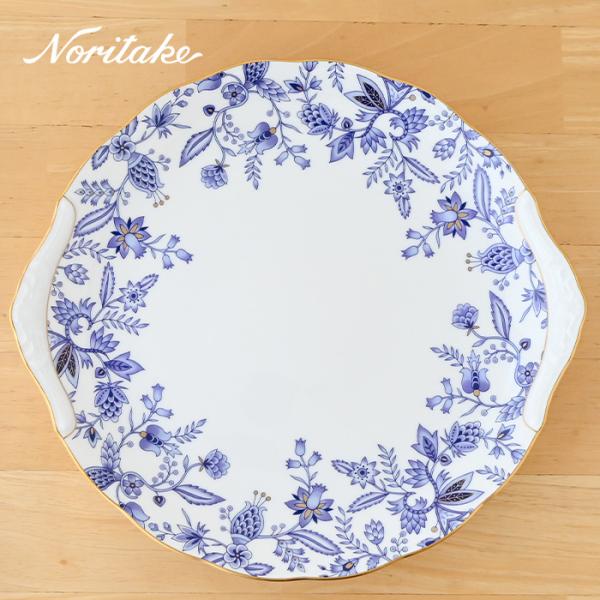 ノリタケ ブルーソレンティーノ 28cmパーティープレート 4562L/T58119A