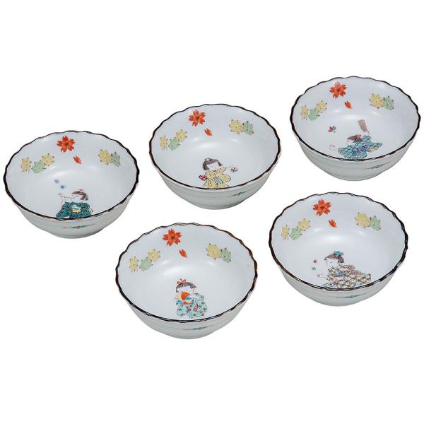 陶器 おしゃれ 和食器 九谷焼 小鉢5個セット わらべ お返しギフト Buyee Buyee 日本の通販商品 オークションの代理入札 代理購入