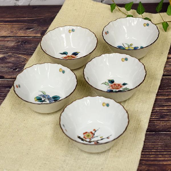 おしゃれ 和食器 九谷焼 小鉢5個 セット 草花絵変り Buyee Buyee Japanese Proxy Service Buy From Japan Bot Online