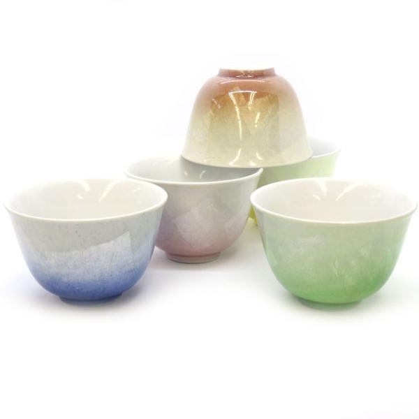 来客用九谷焼湯のみ5客セット銀彩和食器湯呑み茶碗 Buyee 日本代购平台 产品购物网站大全 Buyee一站式代购bot Online