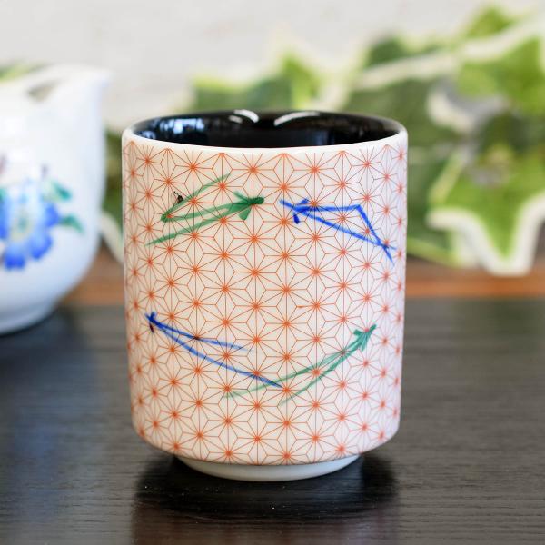九谷焼 湯呑み茶碗 和食器 湯呑み 松葉紋 : 和座倶楽部 - 通販 - Yahoo