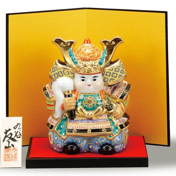 九谷焼 五月人形 6号 武者人形 盛 置物 コンパクト おしゃれ 九谷焼 五月人形 6号 武者人形 盛 置物 コンパクト おしゃれ