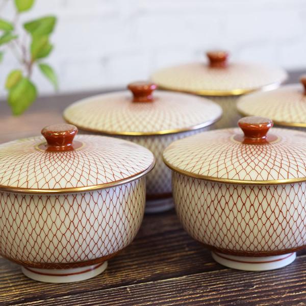 モモ九谷焼 高級 昇竜 蓋付き湯呑み茶碗 6客 モモ九谷焼 高級 昇竜 蓋付き湯呑み茶碗 6客 モモ様専用九谷焼 高級