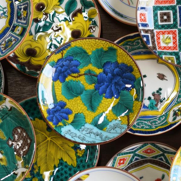 インスタ映え おしゃれ 食器 豆ざら 九谷焼 豆皿 古九谷青手土坡に牡丹図 Ymc 04 和座倶楽部 通販 Yahoo ショッピング