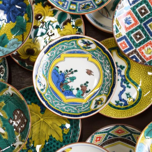 インスタ映え おしゃれ 食器 豆ざら 九谷焼 豆皿 古九谷色絵壺花鳥図 Ymc 08 和座倶楽部 通販 Yahoo ショッピング