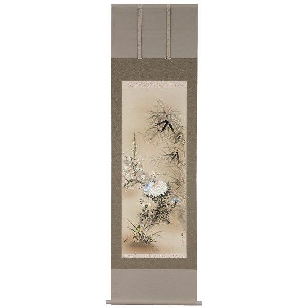掛け軸専門 掛軸 通販店 四君子（山下 幸夫） 年中掛け 花鳥画 日本画