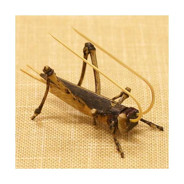 駿河竹千筋細工 竹の昆虫 きりぎりす 静岡伝統工芸品 竹 置物 日本製