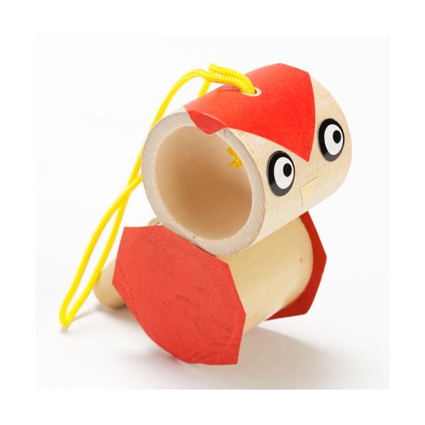 ※色が写真と異なる場合がありますので、ご了承ください。音が楽しい楽器玩具。こちらは梟の形をした可愛らしい笛です。とぼけた可愛い表情の笛は、ふくろうの鳴き声そっくりの音が鳴ります。気軽に触れられる楽器としてお楽しみください。※この商品はご注文...