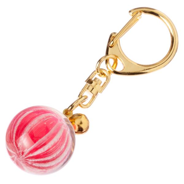 KEY nanaco plus+ 飴のキーホルダー レッド（勝負運） ナナコプラス