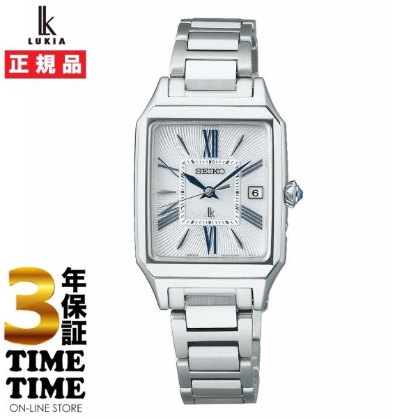 LUKIA SEIKO セイコー ルキア Grow グロウ ソーラー電波 角型 シルバー