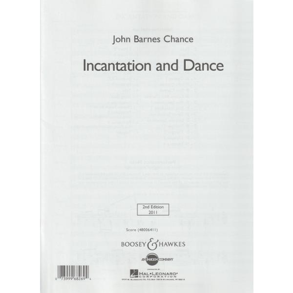 楽譜) 呪文と踊り / 作曲：ジョン・バーンズ・チャンス (吹奏楽)(フル