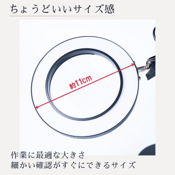 �X�^���h���[�y ���C�g�t�� 30�{ �g�勾 �X�^���h 3�i�K���� ���ዾ LED ���C�g�t�� �n���h���C�g �d�C�X�^���h 360�� �h�V�̓� ���� ���i�摜4