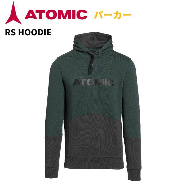 アトミック新品未使用パーカーMブラック&グレー we-love-snow_ap5120140