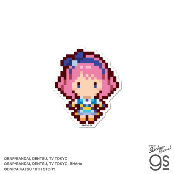オールアイカツ！ ピクセルアートステッカー 桜庭ローラ アイドル