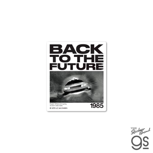 BTTF ダイカットステッカー BACK TO THE FUTURE 1985 バック・トゥ・ザ