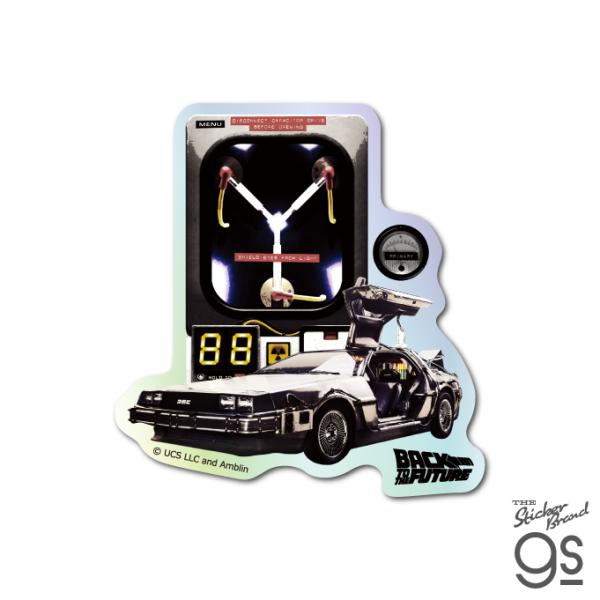 BTTF ホログラムステッカー デロリアン バック・トゥ・ザ
