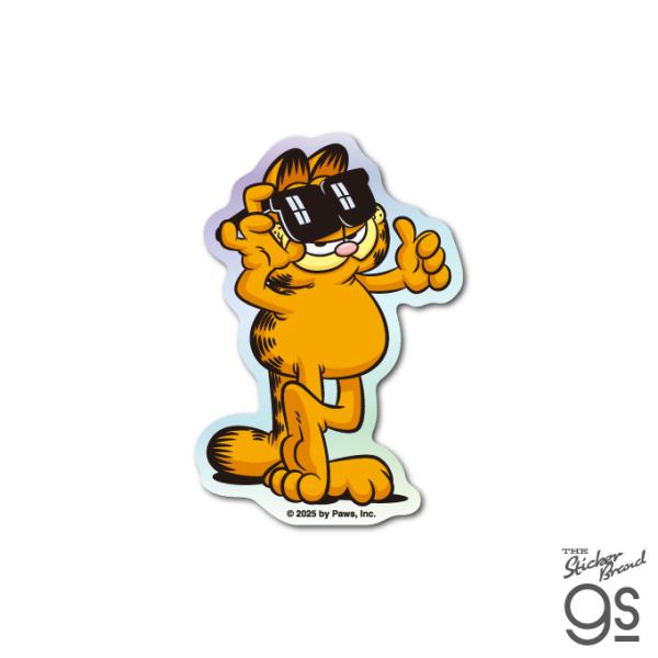 ガーフィールド ホログラムミニステッカー サングラス アニメ アメリカ