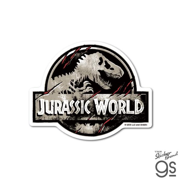 ジュラシック・ワールド ダイカットステッカー JURASSIC WORLD ロゴ01 恐竜 化石 映画 コレクション プレゼント gs 公式グッズ JUR002