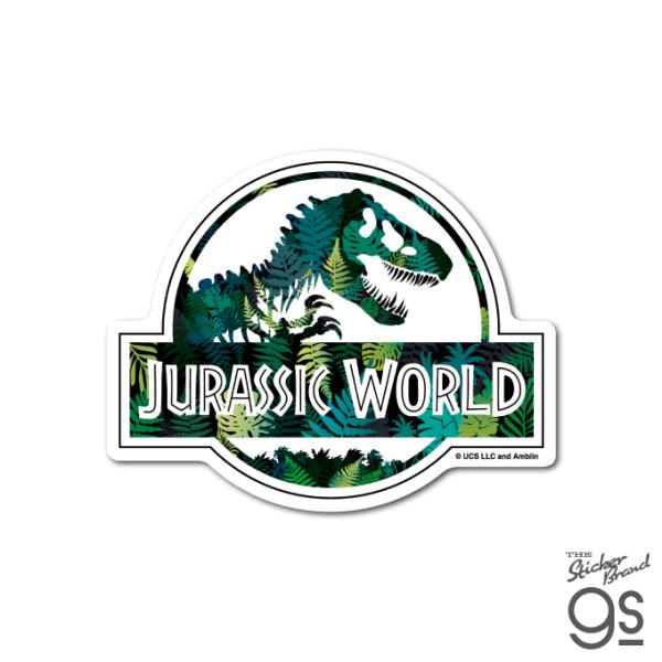ジュラシック・ワールド ダイカットステッカー JURASSIC WORLD ロゴ03 恐竜 化石 映画 コレクション プレゼント gs 公式グッズ JUR004