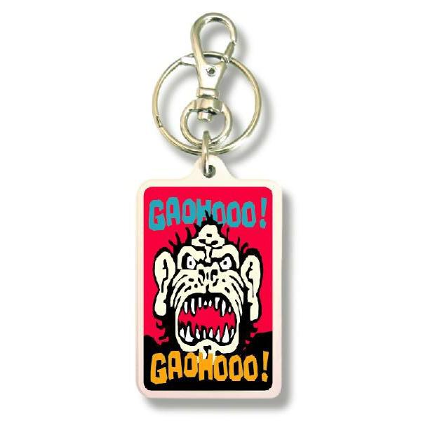 SIZE:W3.3cm H5cm屋外使用ＯＫ！耐水性のあるステッカーがキーホルダーの両面に張られています。便利な2WAYなので鍵と一緒はモチロン、カバンや携帯など色々なところでお楽しみ下さい。画像は拡大したものです。（サイズはおおよその目安...