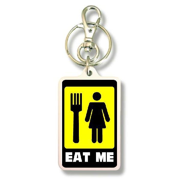 SIZE:W3.3cm H5cm屋外使用ＯＫ！耐水性のあるステッカーがキーホルダーの両面に張られています。便利な2WAYなので鍵と一緒はモチロン、カバンや携帯など色々なところでお楽しみ下さい。画像は拡大したものです。（サイズはおおよその目安...