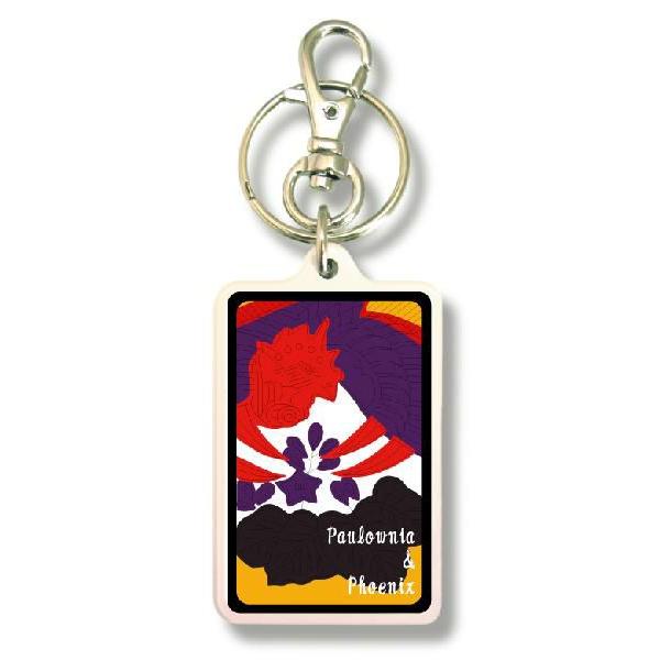 SIZE:W3.3cm H5cm屋外使用ＯＫ！耐水性のあるステッカーがキーホルダーの両面に張られています。便利な2WAYなので鍵と一緒はモチロン、カバンや携帯など色々なところでお楽しみ下さい。画像は拡大したものです。（サイズはおおよその目安...