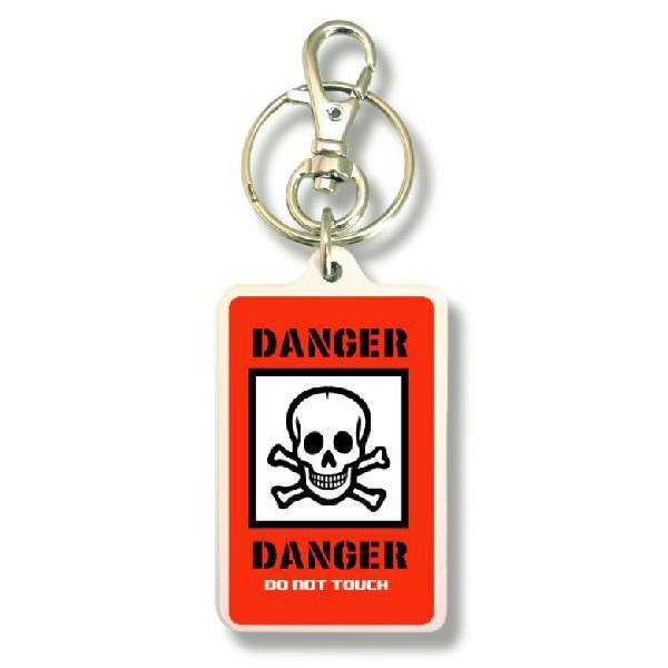 SIZE:W3.3cm H5cm屋外使用ＯＫ！耐水性のあるステッカーがキーホルダーの両面に張られています。便利な2WAYなので鍵と一緒はモチロン、カバンや携帯など色々なところでお楽しみ下さい。画像は拡大したものです。（サイズはおおよその目安...