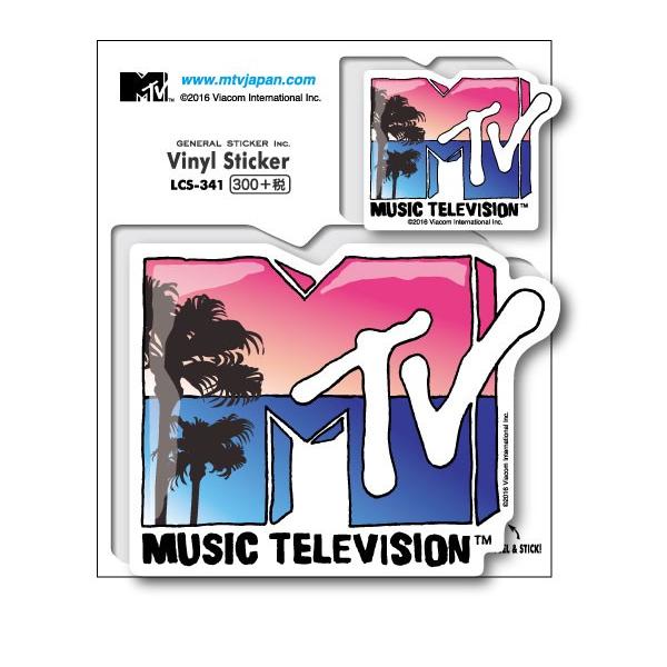 MTV ロゴ ステッカー カリフォルニア サンセット LCS341 音楽