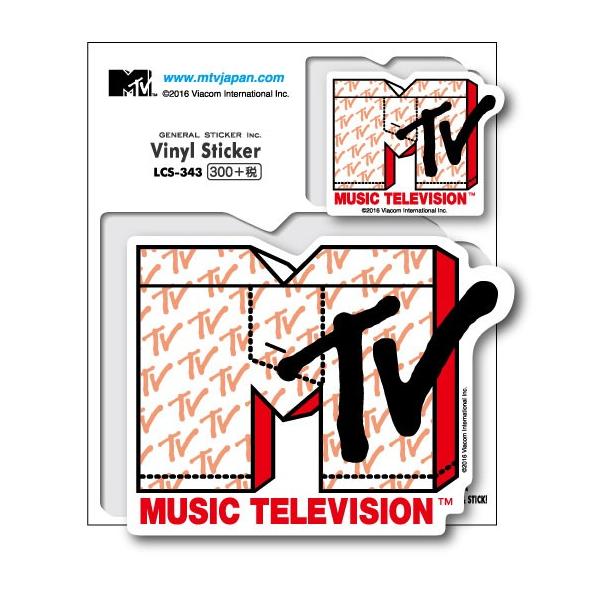 MTV ロゴ ステッカー トランクス LCS343 音楽 ミュージック グッズ