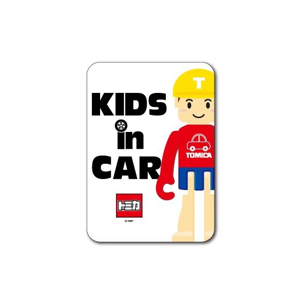 LCS648 KIDS IN CAR Tくん ロゴステッカー キッズインカー 車用