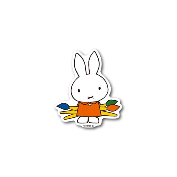 miffy ダイカットビニールミニステッカー おえかき キャラクター