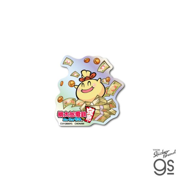 桃太郎電鉄 ダイカットステッカー お金袋(ホログラム) キャラクター