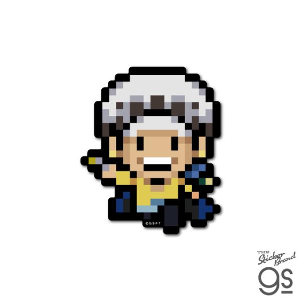 ピクセルワンピースステッカー ロー(討ち入り衣装) キャラクター