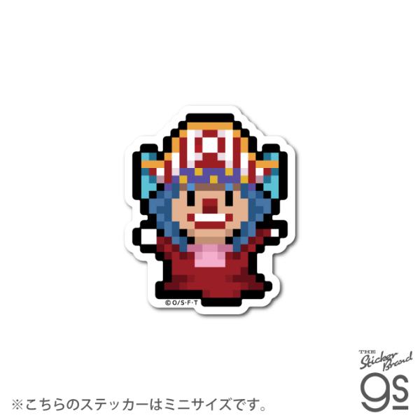 ピクセルワンピースステッカー ミニサイズ バギー(エッグヘッドver