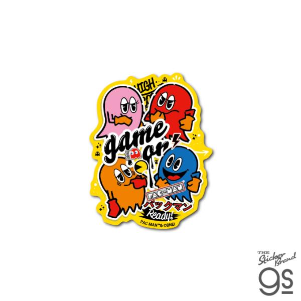 PAC-MAN ダイカットステッカー ゴースト 集合 パックマン ゲーム game