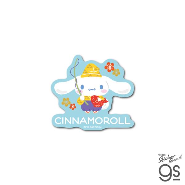 サンリオキャラクターズ 和モチーフ ミニステッカー シナモロール  サンリオ かわいい キャラクター インバウンド gs 公式グッズ SAN-044