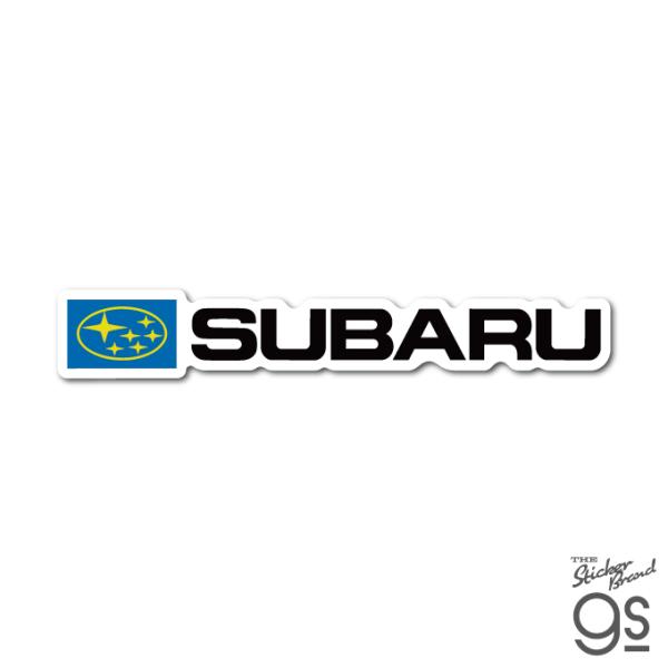 SUBARU ダイカットステッカー 旧ロゴ スバル エンブレム 自動車 スマホ 手帳 ガレージ スーツケース コレクション gs 公式グッズ SBR002