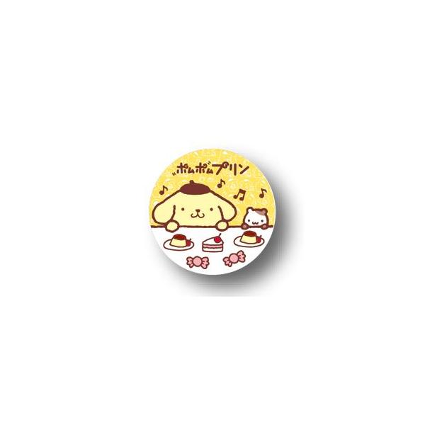 SC06 ポムポムプリン キラキラ缶バッジ SANRIO サンリオ : ゼネラル