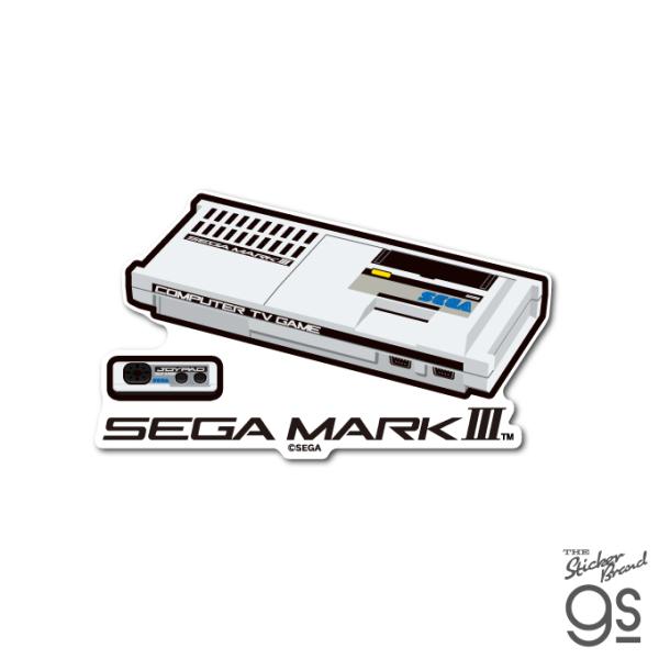 セガハード ダイカットステッカー SEGA MARK? コンソール SEGA セガ カードゲーム ゲーム機  gs 公式グッズ SEGA-006