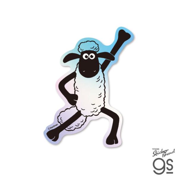 ひつじのショーン ホログラムステッカー ショーン 牧場 ビッツァー