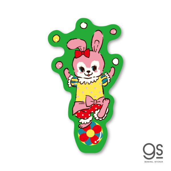 SWIMMER スイマーミニダイカットステッカー ラビット キャラクター
