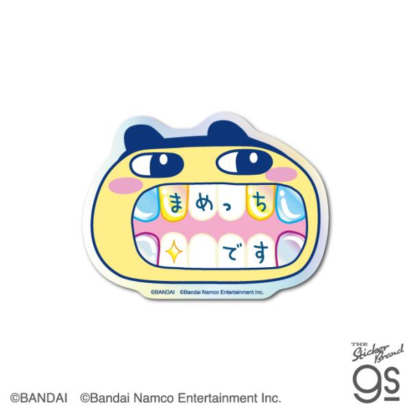 たまごっちのプチプチおみせっち ホログラムステッカー まめっちです