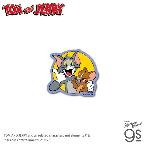 トムとジェリー ダイカットミニステッカー なかよし アニメ 映画 TOM and JERRY 人気 スマホ 可愛い アメリカ キャラクター gs 公式グッズ TMJ011